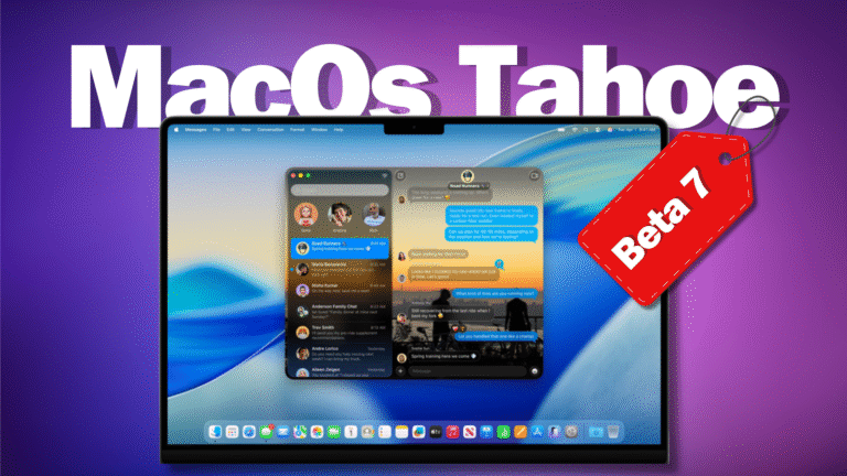 macOS Tahoe Beta 7